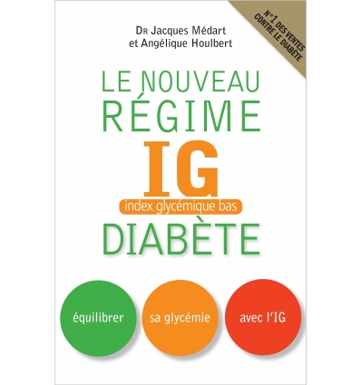 Livres - Le nouveau régime IG diabète - Dr J Médart & A Houlbert │  Nutristore