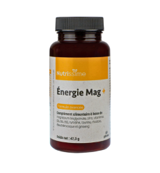 Magnésium "Énergie Mag+" 60 gélules - Flacon seul