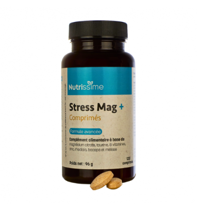 Magnésium "Stress Mag +" Nouvelle formule - Comprimés - Face