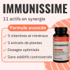 IMMUNISSIME - Formule immunité - Flacon seul - 90 gélules formule avancée