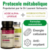  Protocole métabolique - Garcinia et Acide alpha lipoïque - 4 flacons bienfaits