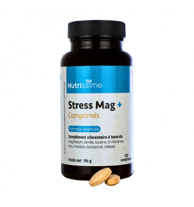 Magnésium "Stress Mag +" Nouvelle formule - Comprimés - Face